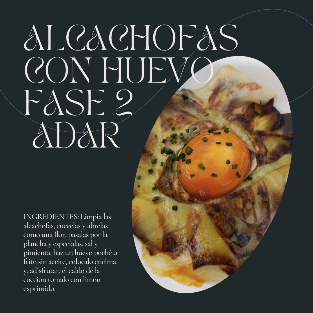 Alcachofas con Huevo